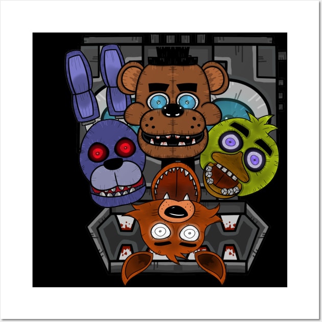 Five Nights at Freddy's Wall Art by Colonius